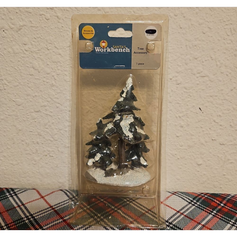 Santa's Workbench Snowy Tree Accessory